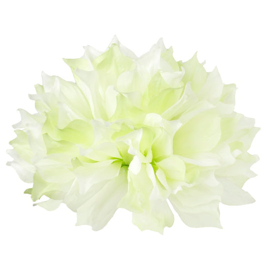 Dahlia kunstlillepea kreem-roheline Ø14 cm - Kunstlilled