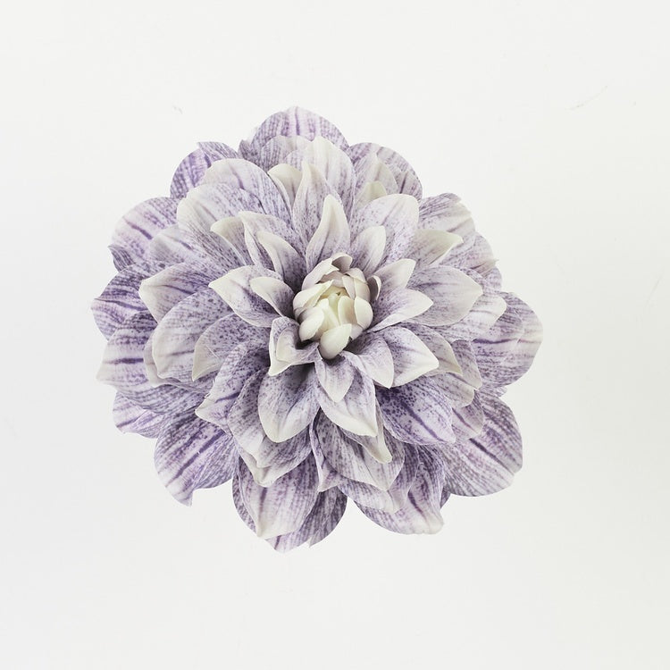 Dahlia kunstlillepea kreem-helelilla Ø17 cm - Kunstlilled