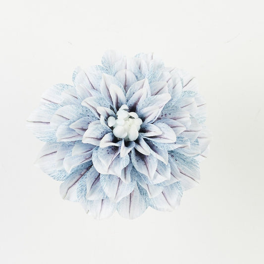 Helesinine daalia õiepea Ø17 cm - Kunstlilled
