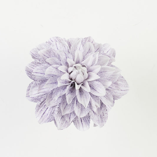 Daalia kunstlillepea valge-lilla Ø17 cm - Kunstlilled
