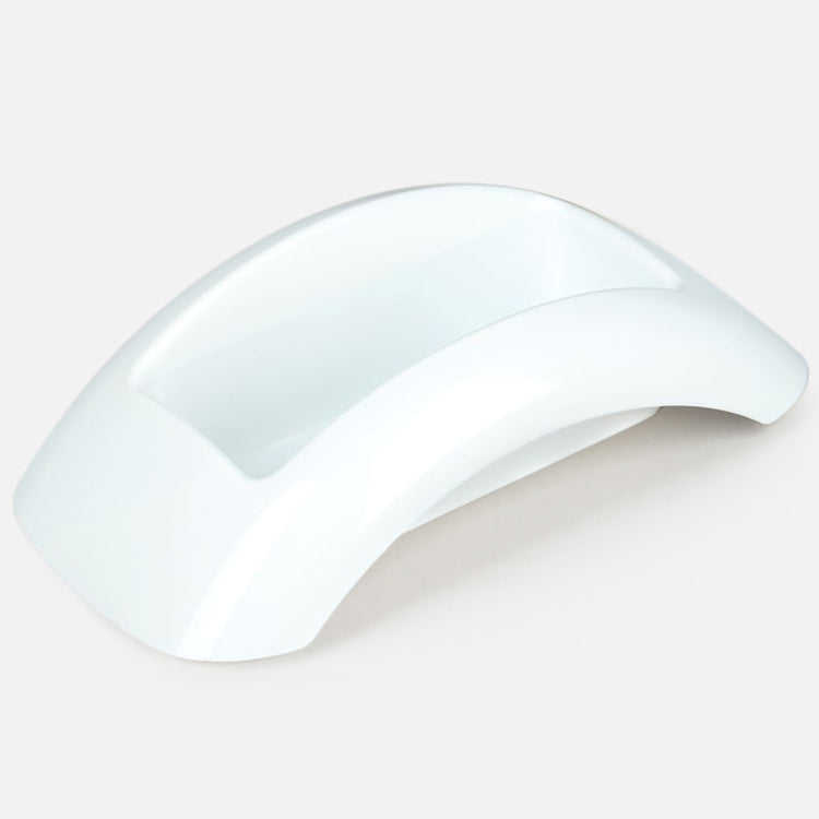 Valge ristkülikukujuline lillepott 34 cm - Kunstlilled