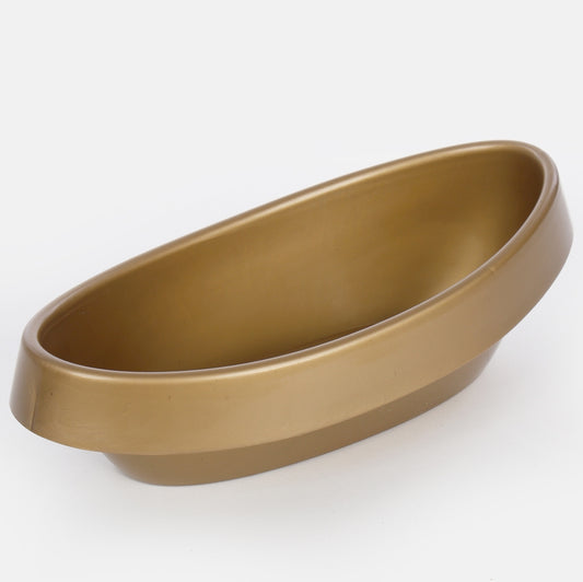 Kullavärvi Vera plastikust lillepott 25 cm - Kunstlilled