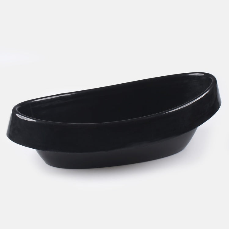 Must Vera lillepott plastikust 35 cm - Kunstlilled