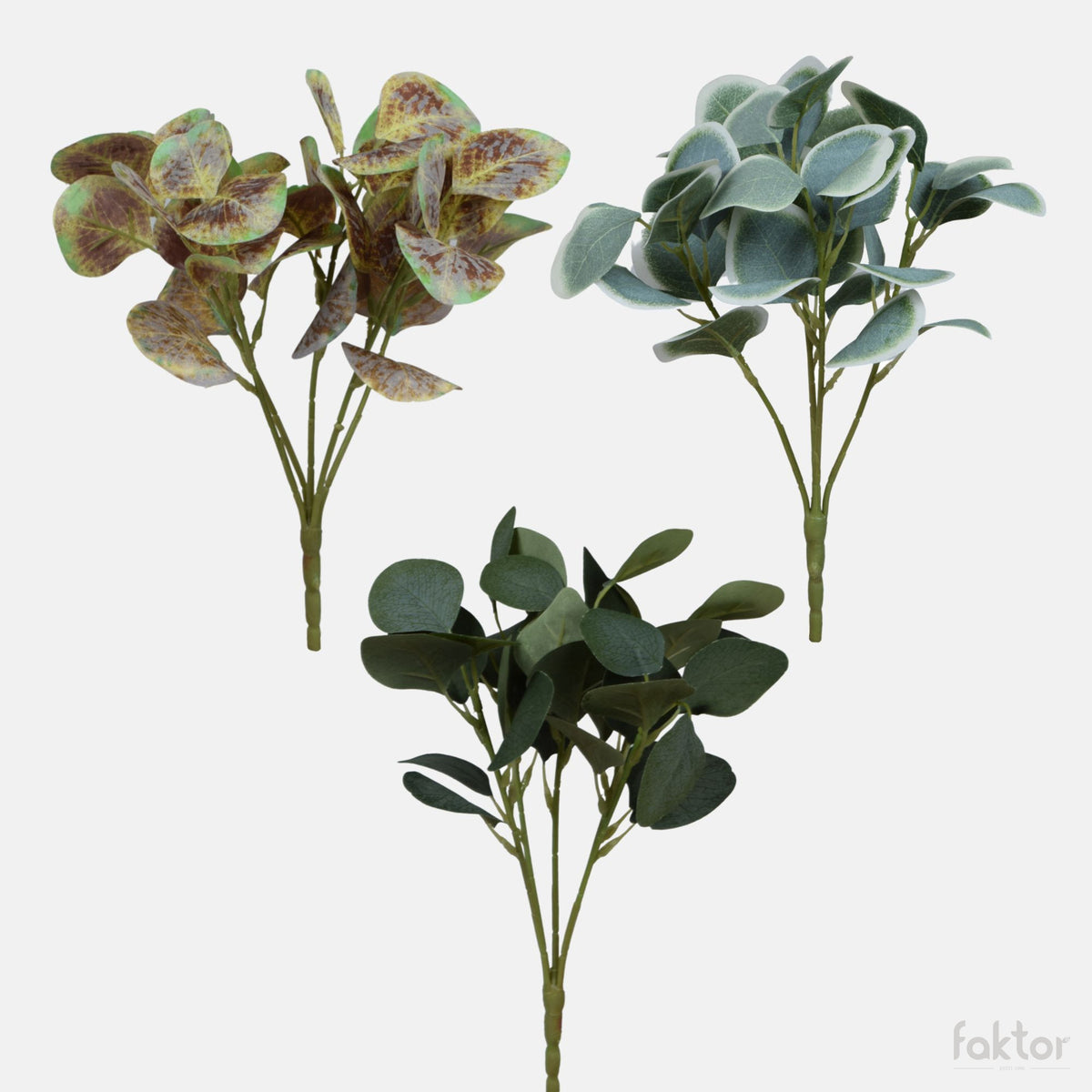 Eukalyptus – tekokukkakimppu, 32 cm