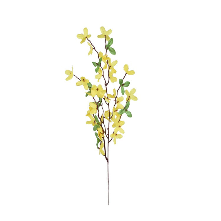 Kollase forsüütia kunstlilleoks 58 cm - Kunstlilled