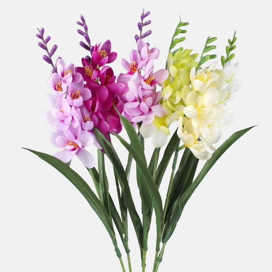 Freesia kunstlill juhuslik värv 56 cm - Kunstlilled