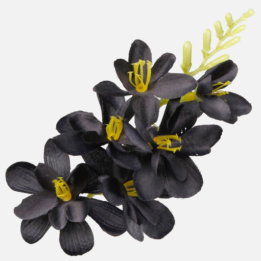 Must satiinfreesia kunstlillepea 20 cm - Kunstlilled
