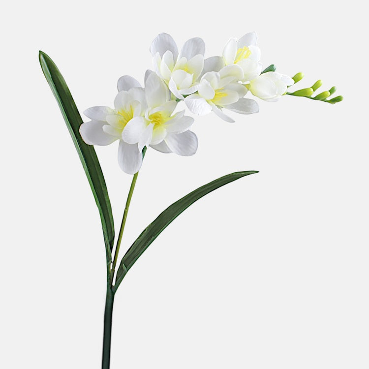 Kreemfreesia kunstlill 56 cm - Kunstlilled