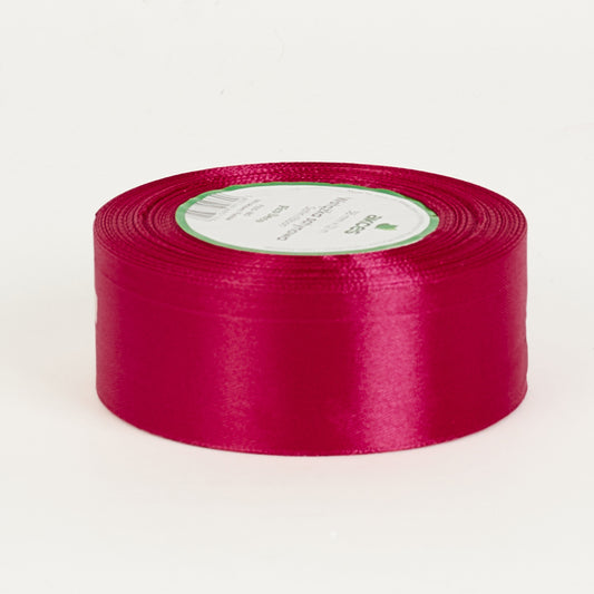 Fuksianvärinen koristenauha, satiini, 38 mm