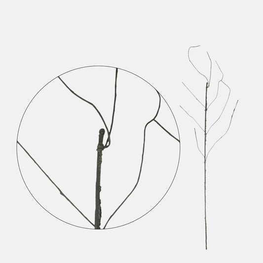 Lehtedeta dekoratiivoksad tumerohekashallid 100 cm - Kunstlilled