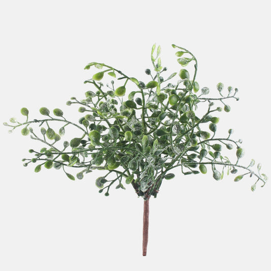 Härmaroheline glitteriga kunstoks 21 cm - Kunstlilled