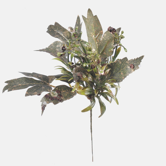 Tumeroheline-kuldne dekoratiivoks 29 cm - Kunstlilled