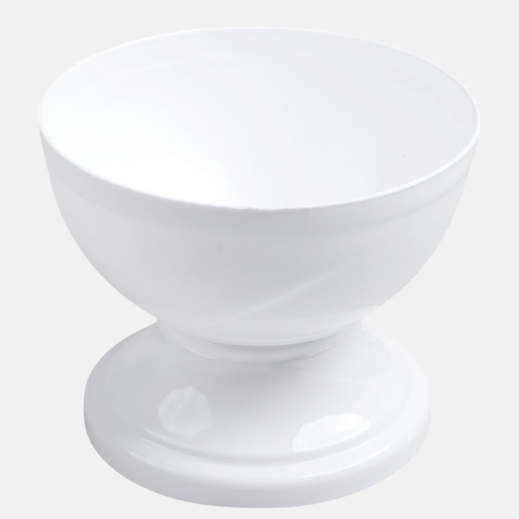 Valge plastikust lillepott 18 cm - Kunstlilled