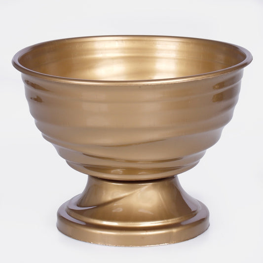 Kullavärvi lillepott Ø21 cm - Kunstlilled