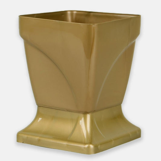 Kullavärvi Victoria lillepott plastikust 20 cm - Kunstlilled