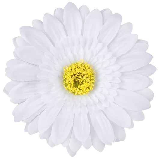 Valge gerbera kunstlillepea XXL Ø15 cm - Kunstlilled