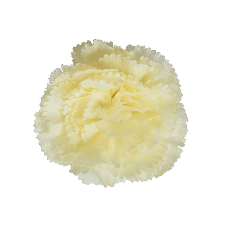 Helekollane nelk kunstlillepea Ø8 cm - Kunstlilled