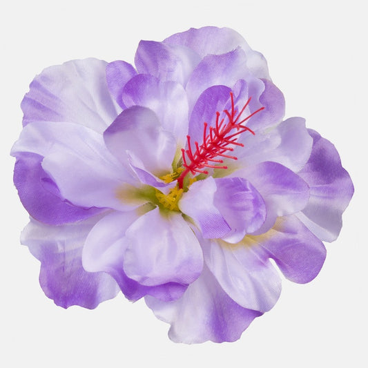 Lilla satiinhibiski kunstlillepea 14 cm - Kunstlilled