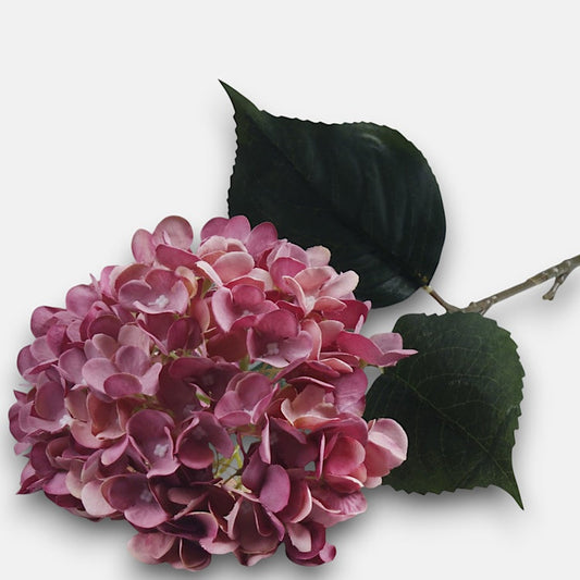 Roosa hortensia oks 88 cm - Kunstlilled