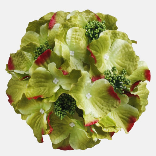 Hortensia kunstlillepea rohekaspunane Ø16 cm - Kunstlilled