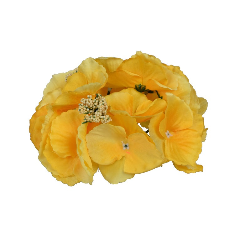 Oranž Hortensia kunstlillepea Ø17 cm - Kunstlilled