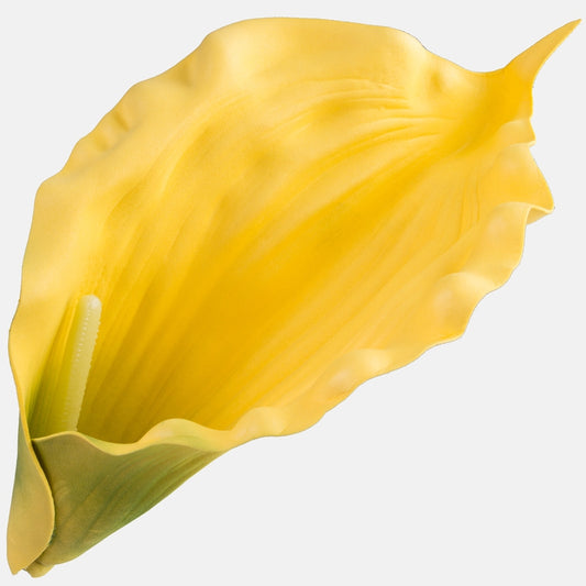 Kollane kalla kunstlillepea 20 cm - Kunstlilled