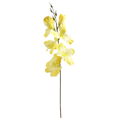 Keltainen gladiolus – tekokukka, 55 cm