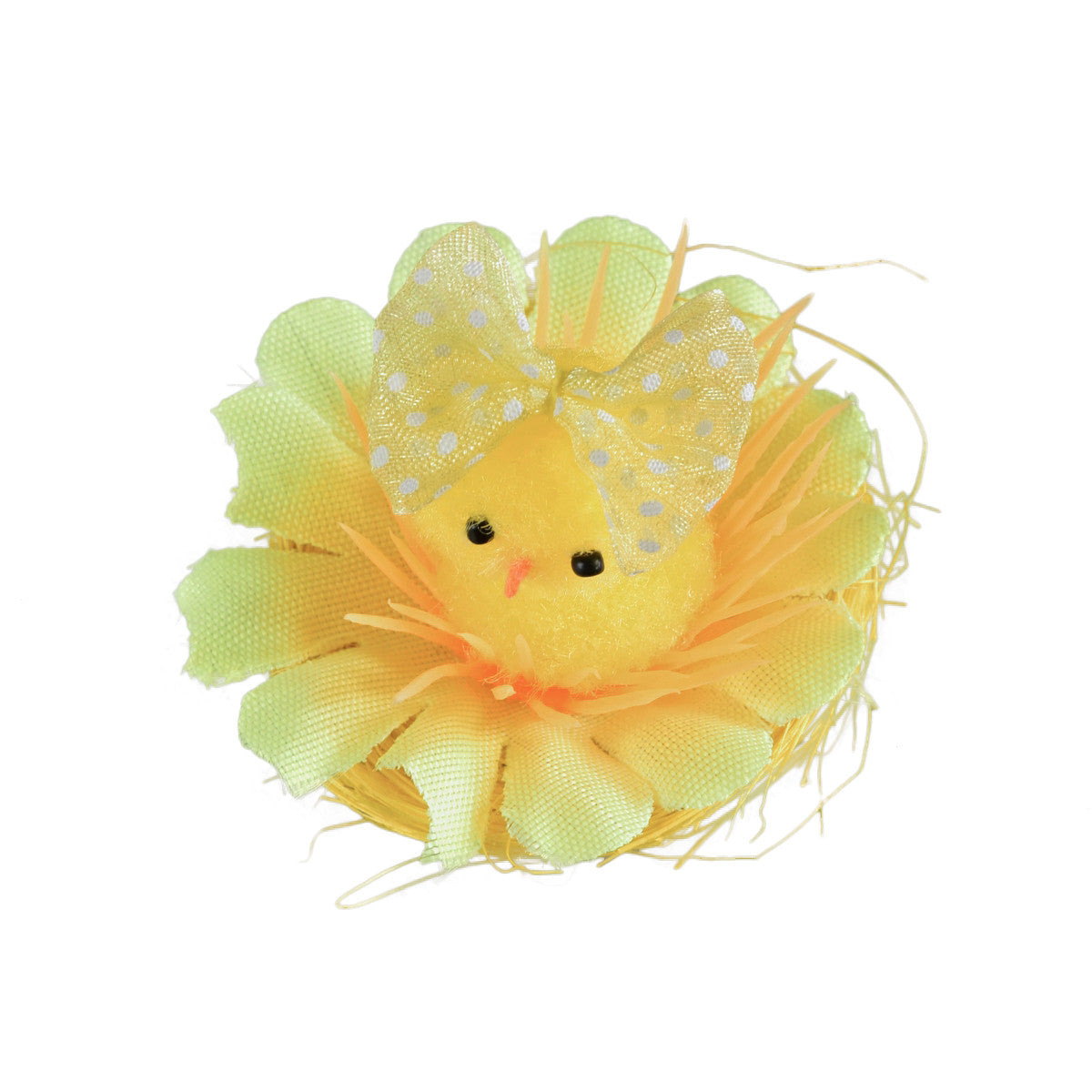 Keltainen pääsiäiskoriste, 5 cm, 12 kpl / pakkaus