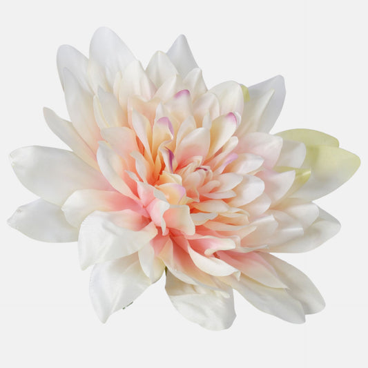 Kerma/vaaleanpunainen tekodaalian kukkapää, 27 cm