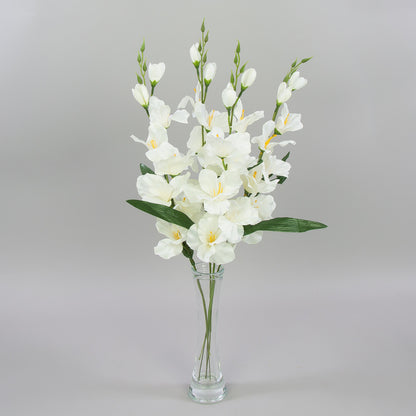 Kermanvärinen gladiolus – tekokukka, satiini