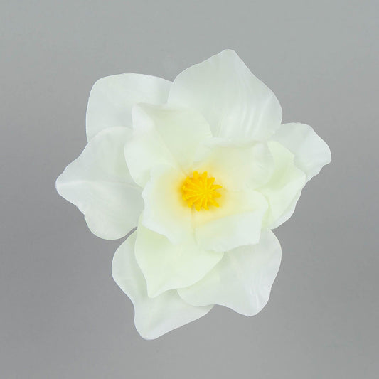 Kermanvärinen magnolia – tekokukkapää, 6 cm, 12 kpl