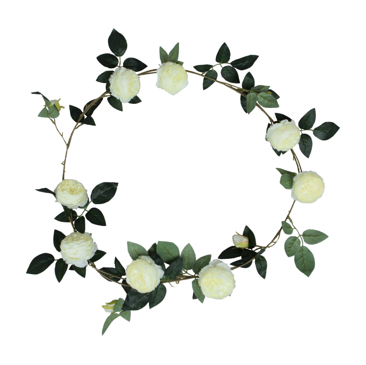 Kermanvärinen pioni – tekoköynnös, 180 cm