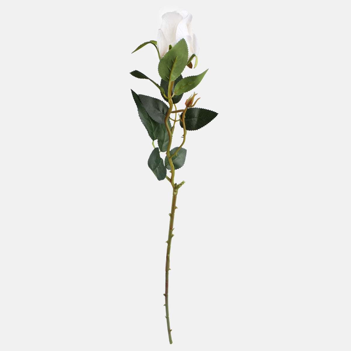 Kermanvärinen tekoruusun kukkavarsi, 66 cm