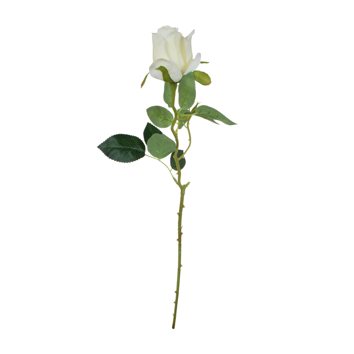 Kermanvärinen tekoruusun kukkavarsi, 67 cm