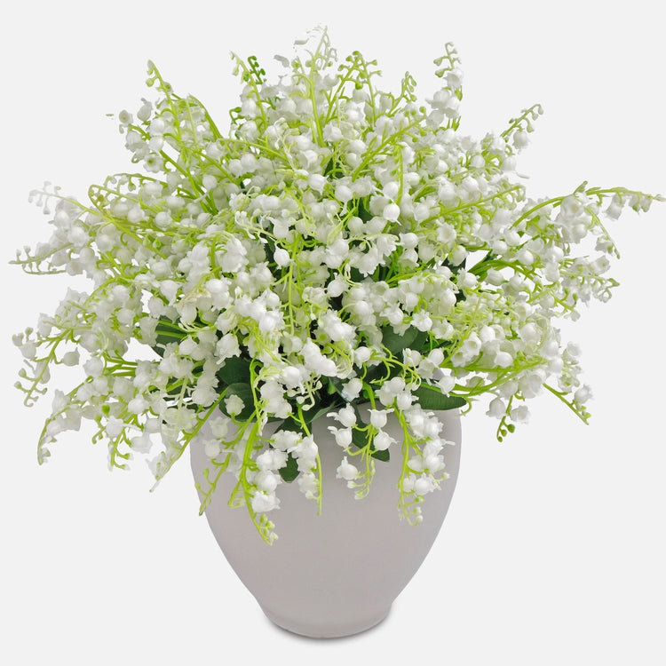 Valge keel kunstlill 30 cm - Kunstlilled