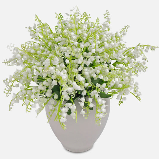 Valge keel kunstlill 30 cm - Kunstlilled
