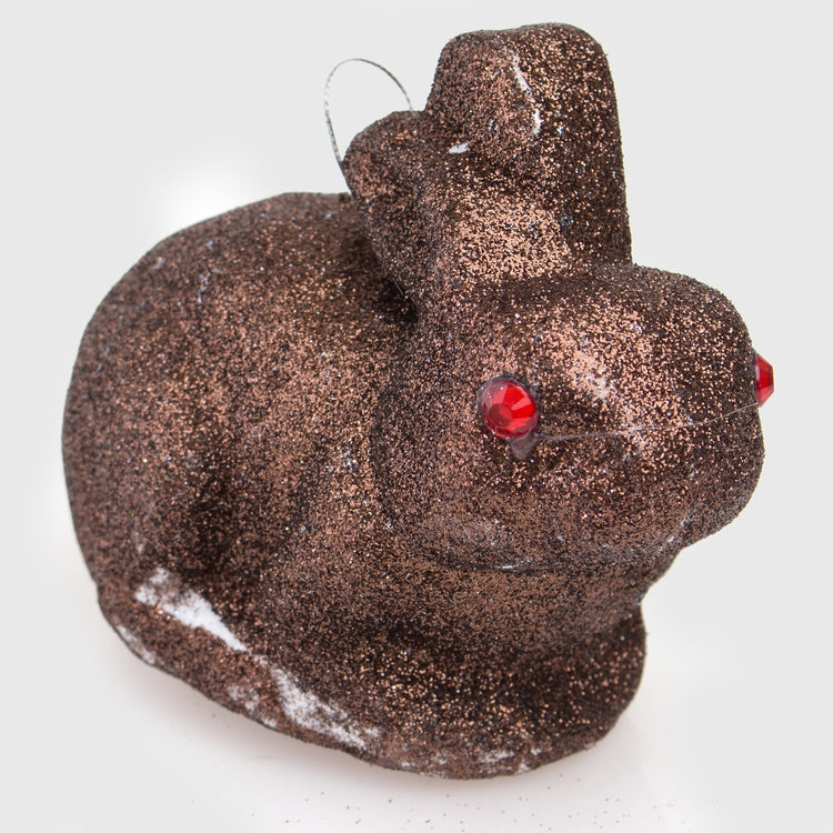 Pruun jänku lihavõttekaunistus 2 tk 11 cm - Kunstlilled