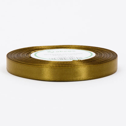 Kullanvärinen koristenauha, satiini, 12 mm