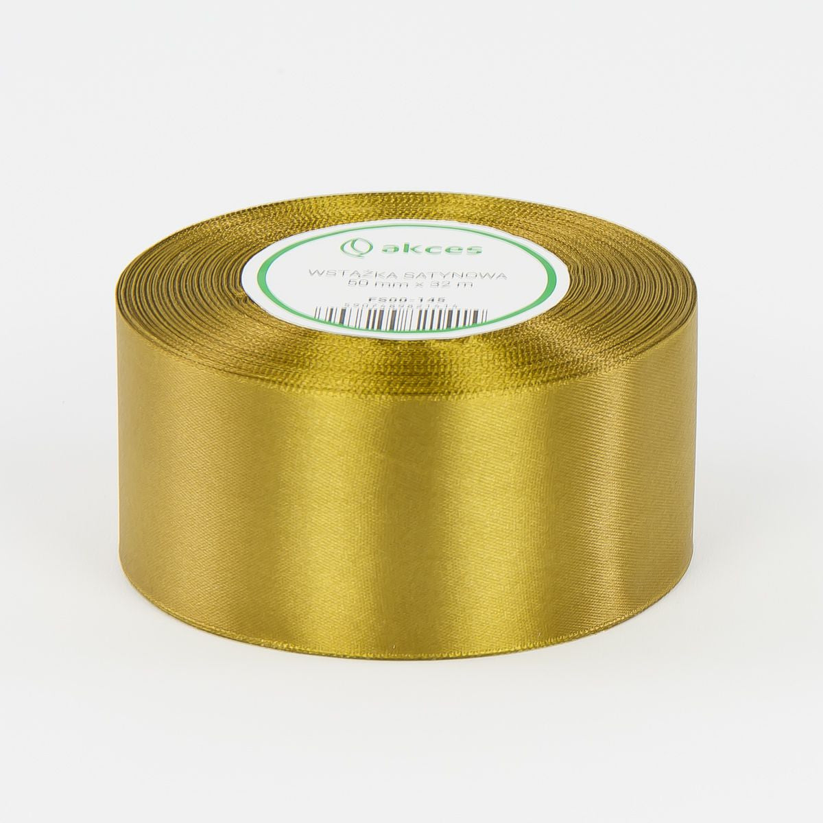 Kullanvärinen koristenauha, satiini, 50 mm