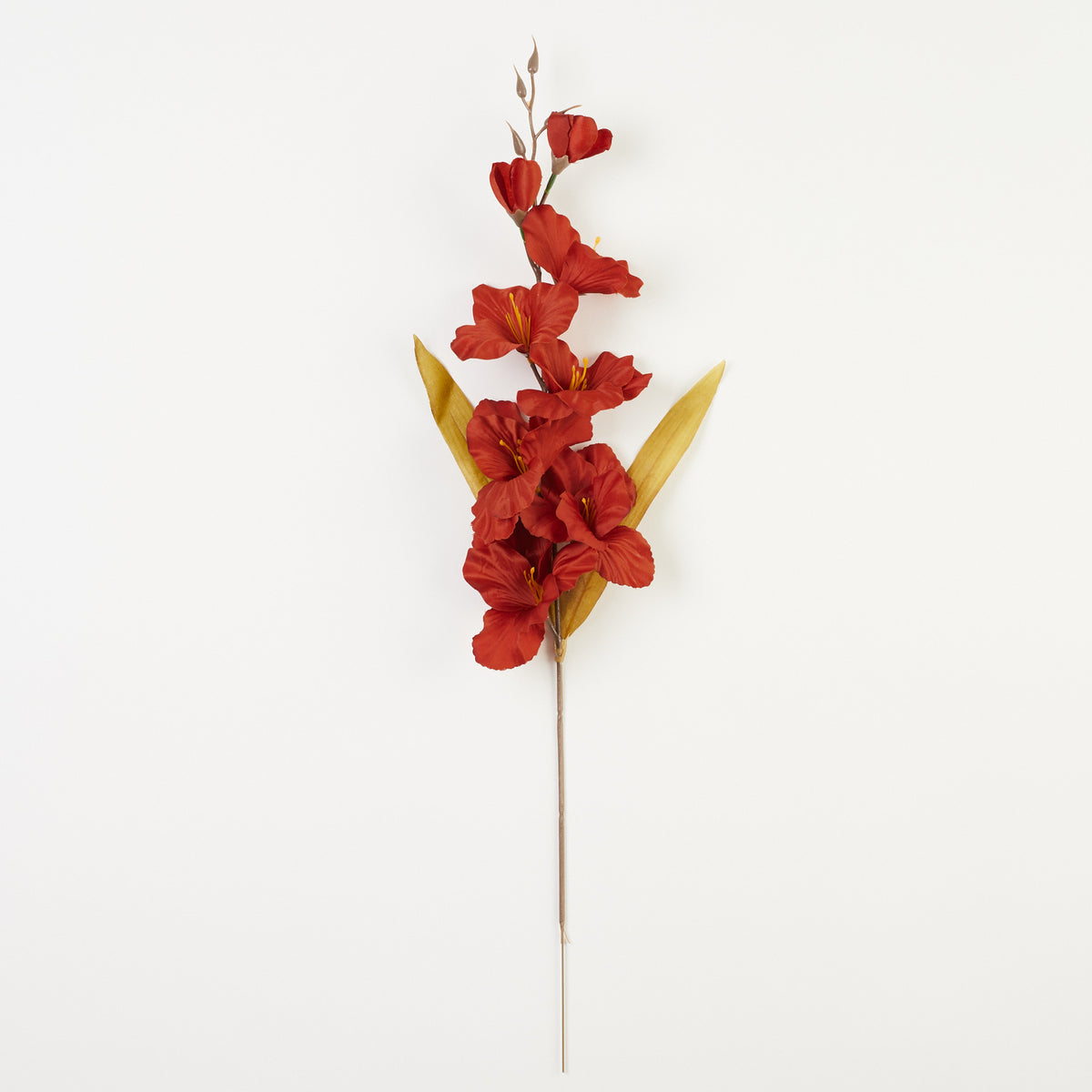 Kupari punainen gladiolus – tekokukka, 64 cm