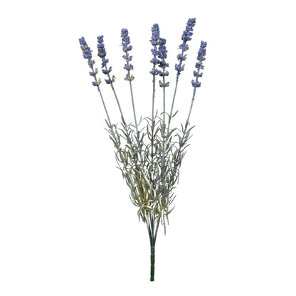 Laventelinvärinen tekolaventelin kimppu, 42 cm