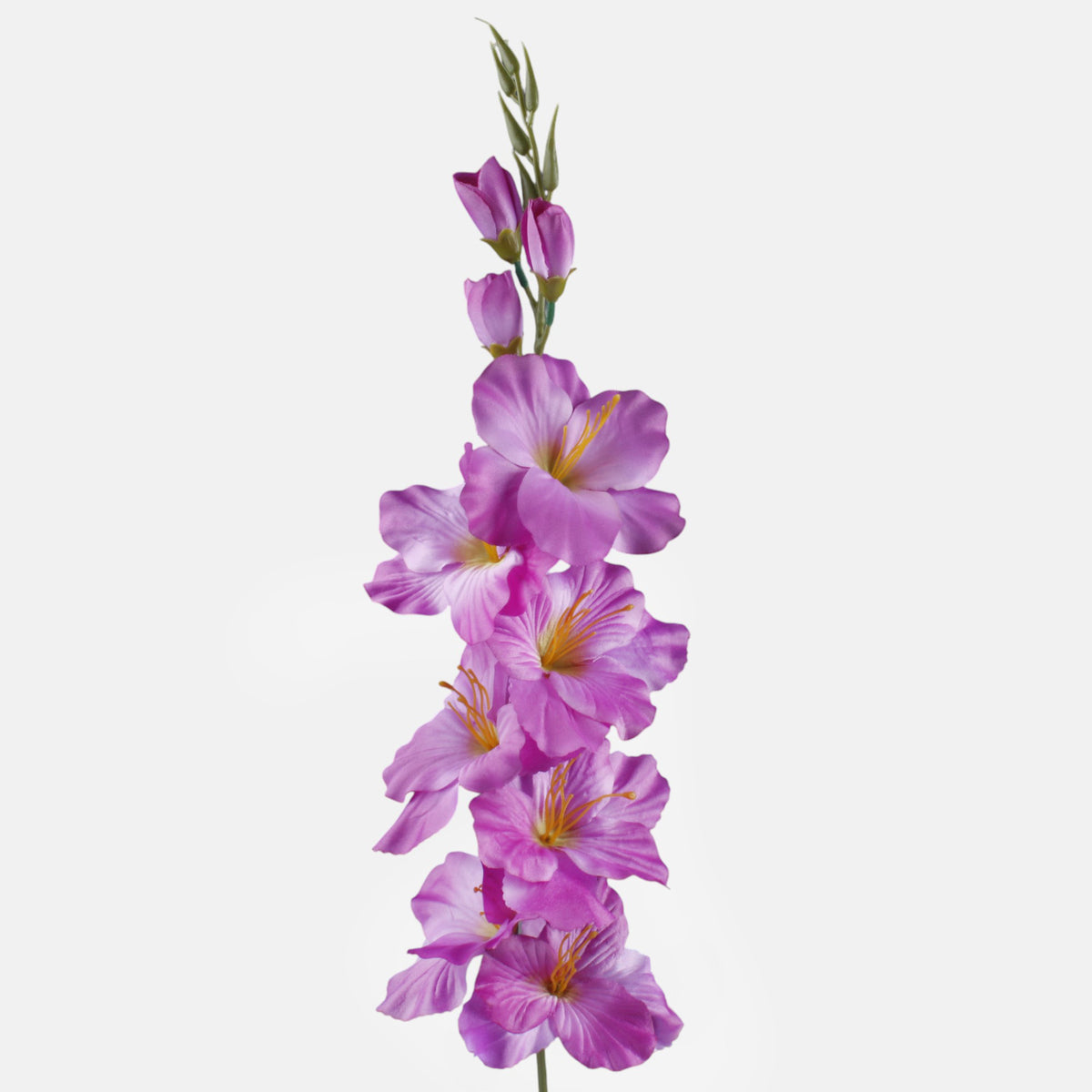 Liila gladiolus – tekokukka, satiini, 80 cm