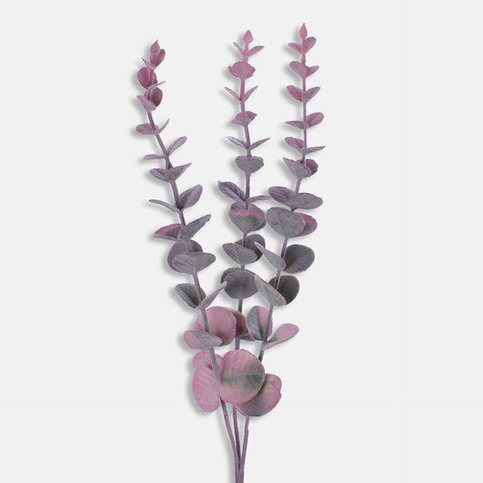 Liila/vihreä eukalyptus – koristeoksa, 55 cm