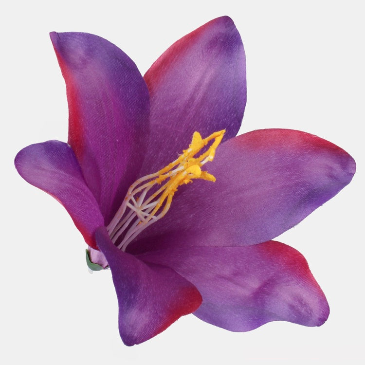 Lilla satiinliilia kunstlillepea Ø16 cm - Kunstlilled