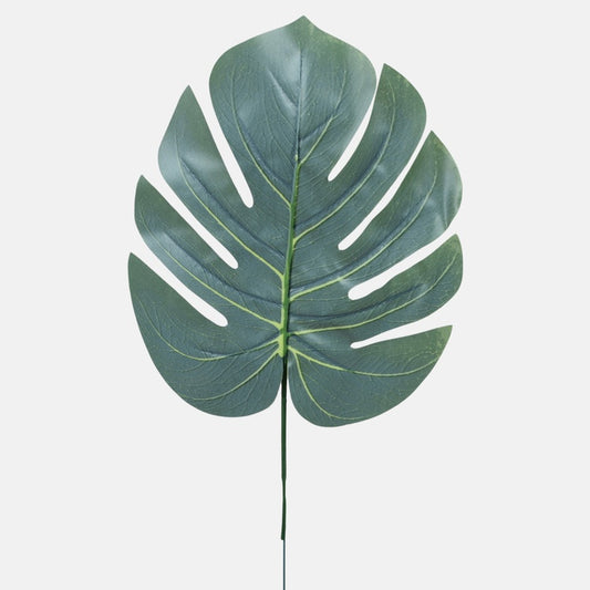 Kummeeritud monstera võltslehtroheline 45 cm - Kunstlilled