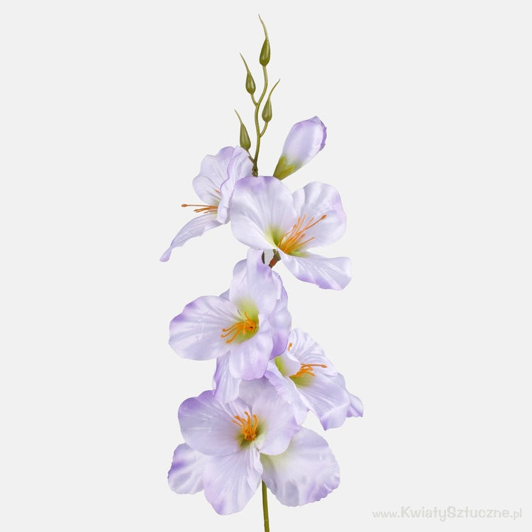 Helelilla satiinist tehisgladiool 55 cm - Kunstlilled