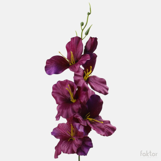 Violetne gladioolsatiin kunstlill 55 cm - Kunstlilled
