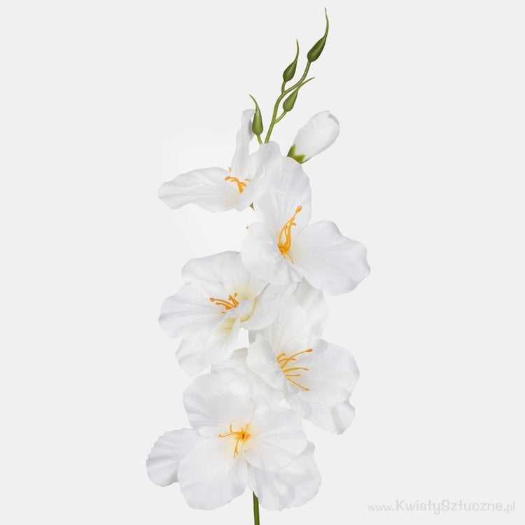 Kreemgladiooli kunstlill satiin 55 cm - Kunstlilled