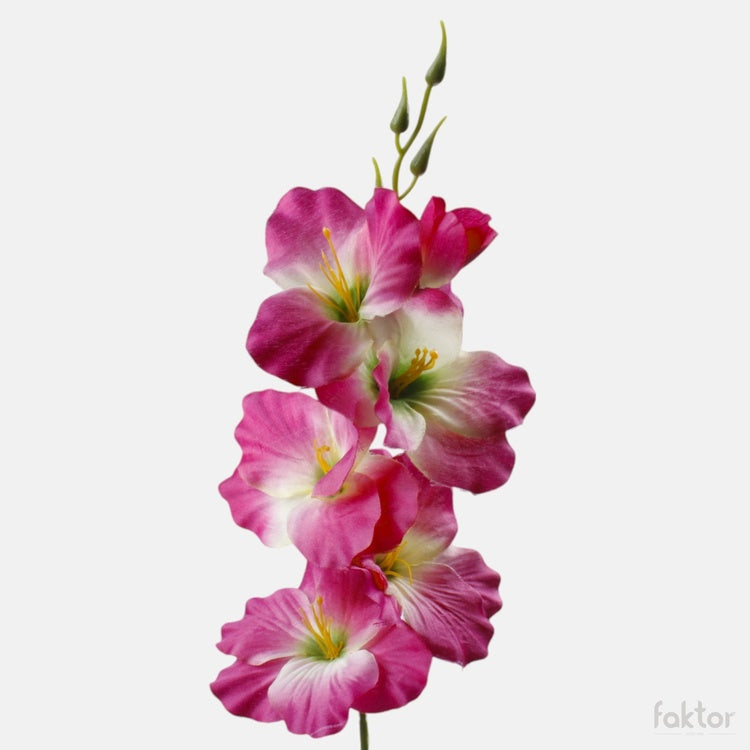 Burgundia gladiooli satiinoksa 55 cm - Kunstlilled