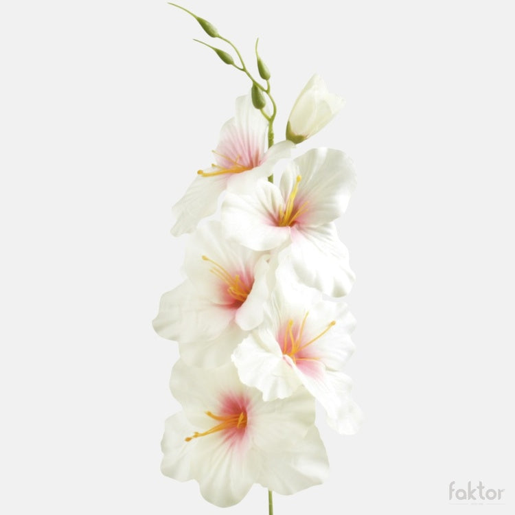 Kreemjas-roosa kunstgladiool 55 cm - Kunstlilled
